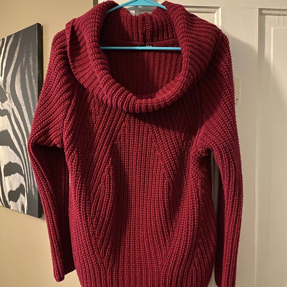 Express cowl neck sweater-Medium-EUC